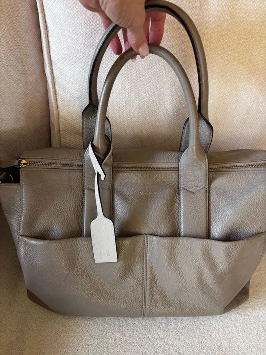 Jem + Bea Luxury Leather Baby Bag - Image 1