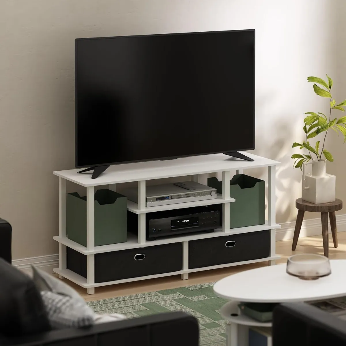 TV Stand 4-Tier Entertainment Centre Console - Image 2