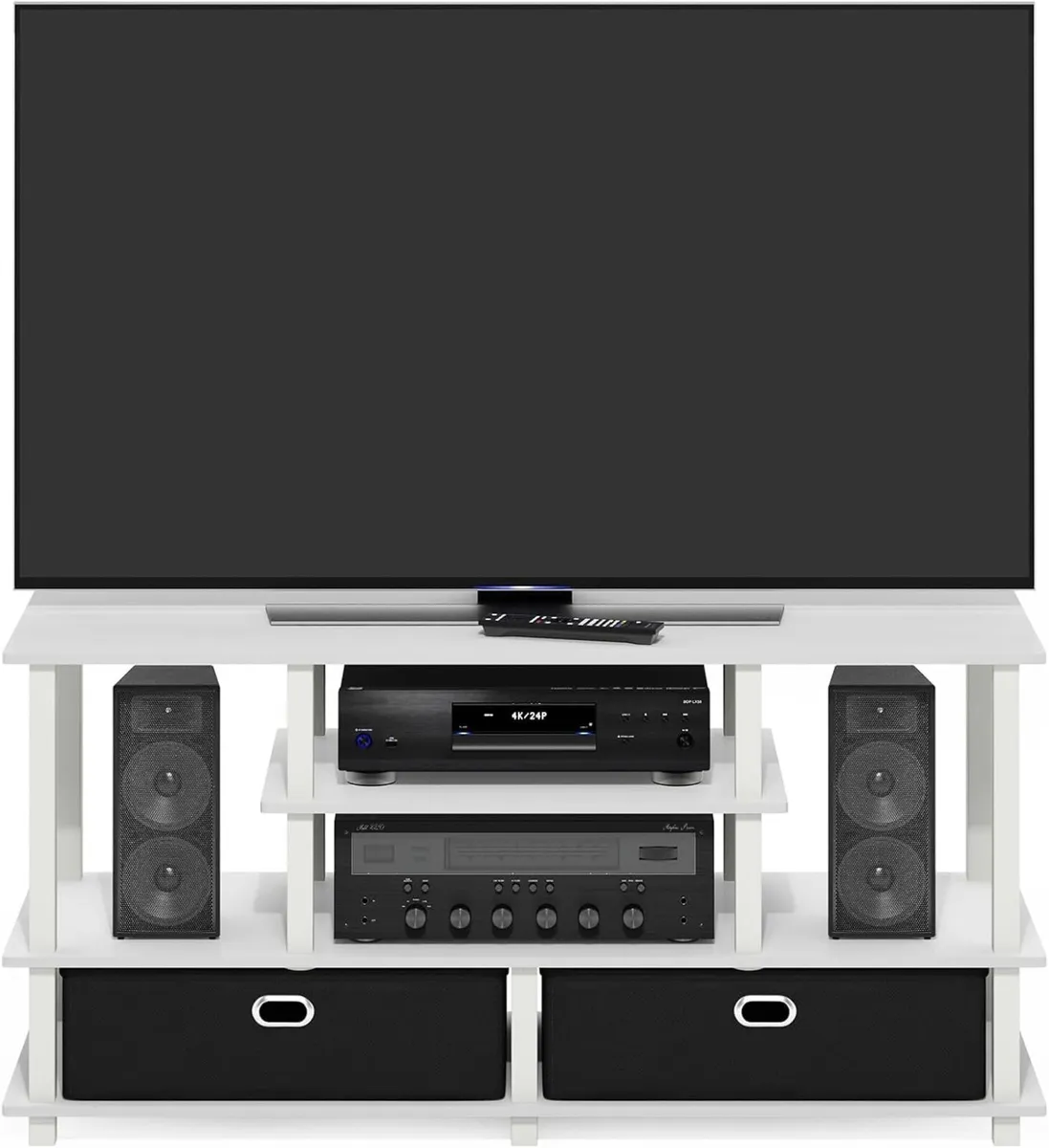 TV Stand 4-Tier Entertainment Centre Console - Image 3
