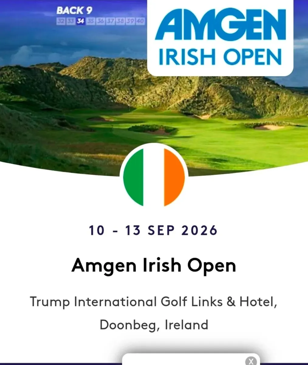 AMGEN Irish Open 2026 - Thursday Ticket + - Image 1