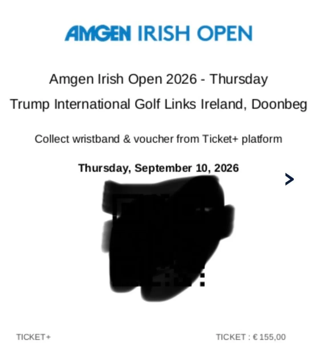 AMGEN Irish Open 2026 - Thursday Ticket + - Image 2