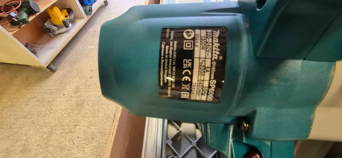 Makita SP6000 165mm Plunge / Track Saw for sale - Image 3