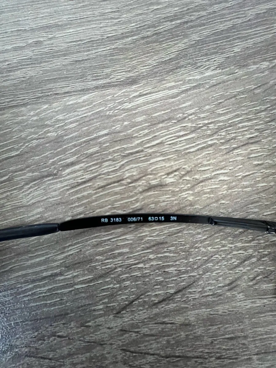 MENS ORIGINAL RAY BAN GLASSES - Image 3
