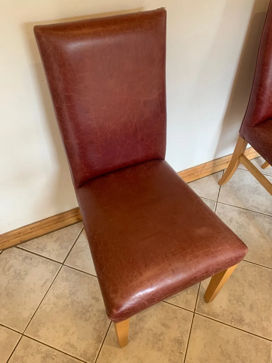Dining chairs x 4 - Image 1
