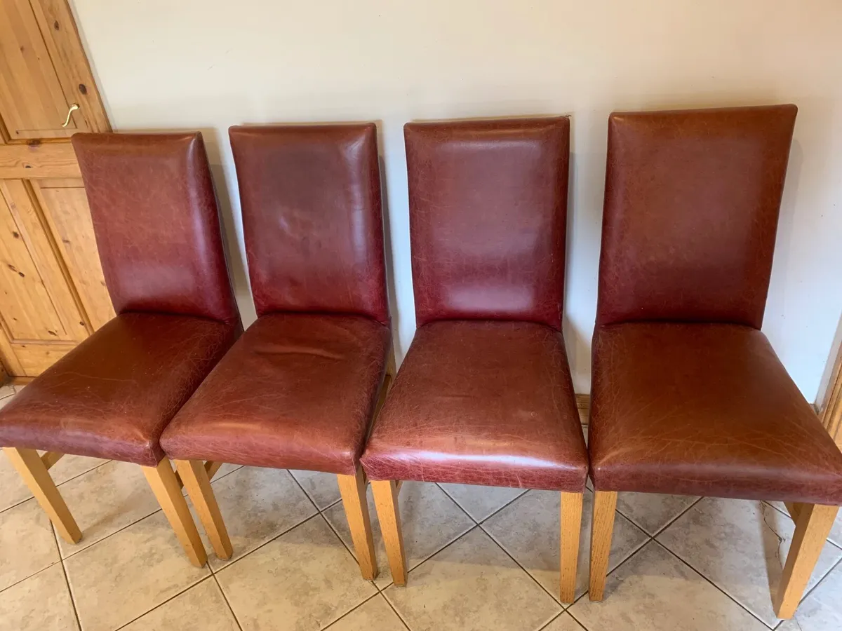 Dining chairs x 4 - Image 2