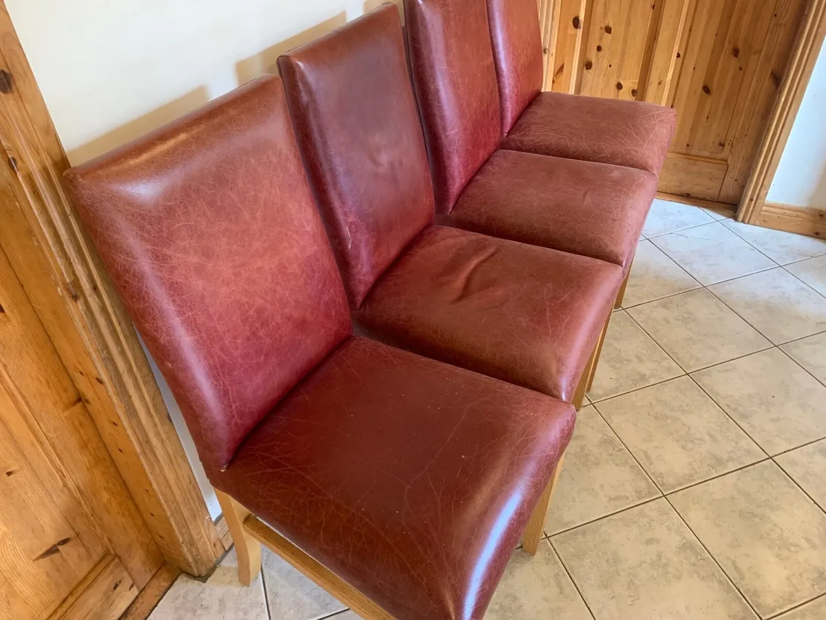 Dining chairs x 4 - Image 3