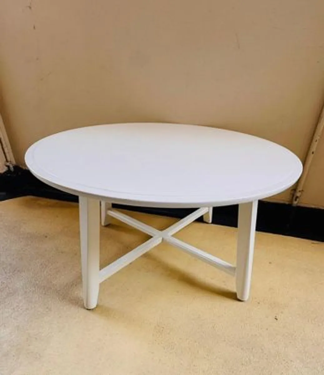 Coffee table ikea white round 90cm