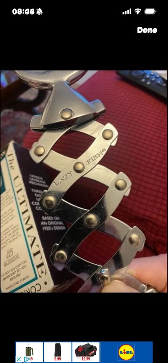 Vintage ‘Lazy Fish’ Corkscrew - Image 1