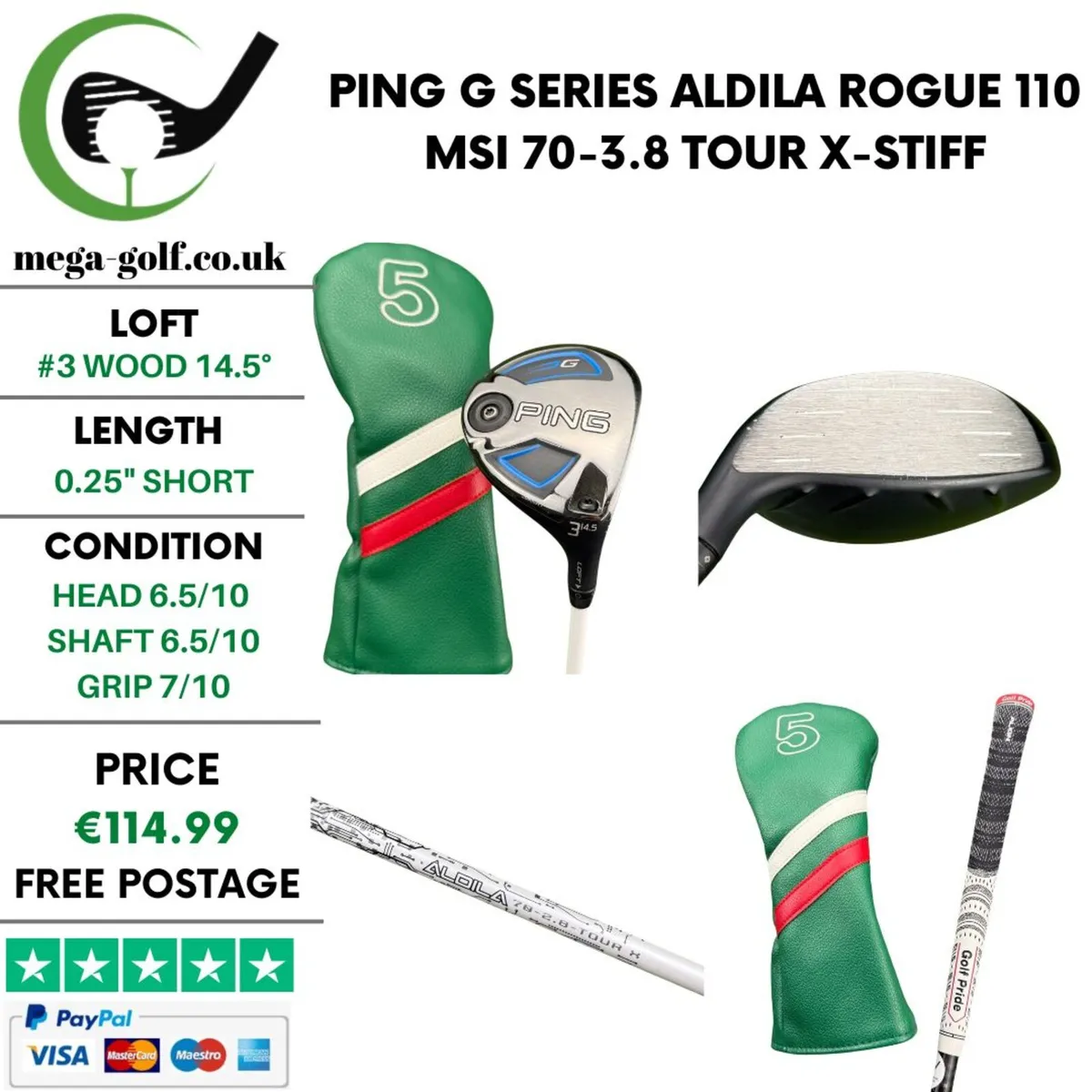 Ping G Series #3 Wood 14.5° / X-Stiff - Image 1