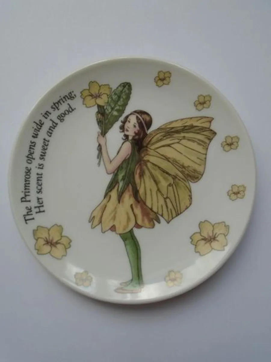Fairy flower mini plates, Home decor, Gift - Image 1