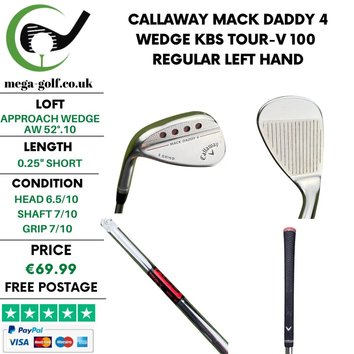 Callaway Mack Daddy 4 Wedge Aw 52°.10 / Regular - Image 1