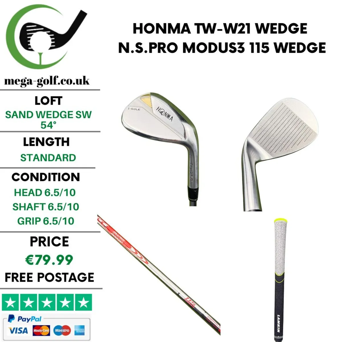 Honma TW-W21 Wedge Sw 54° / Wedge - Image 1