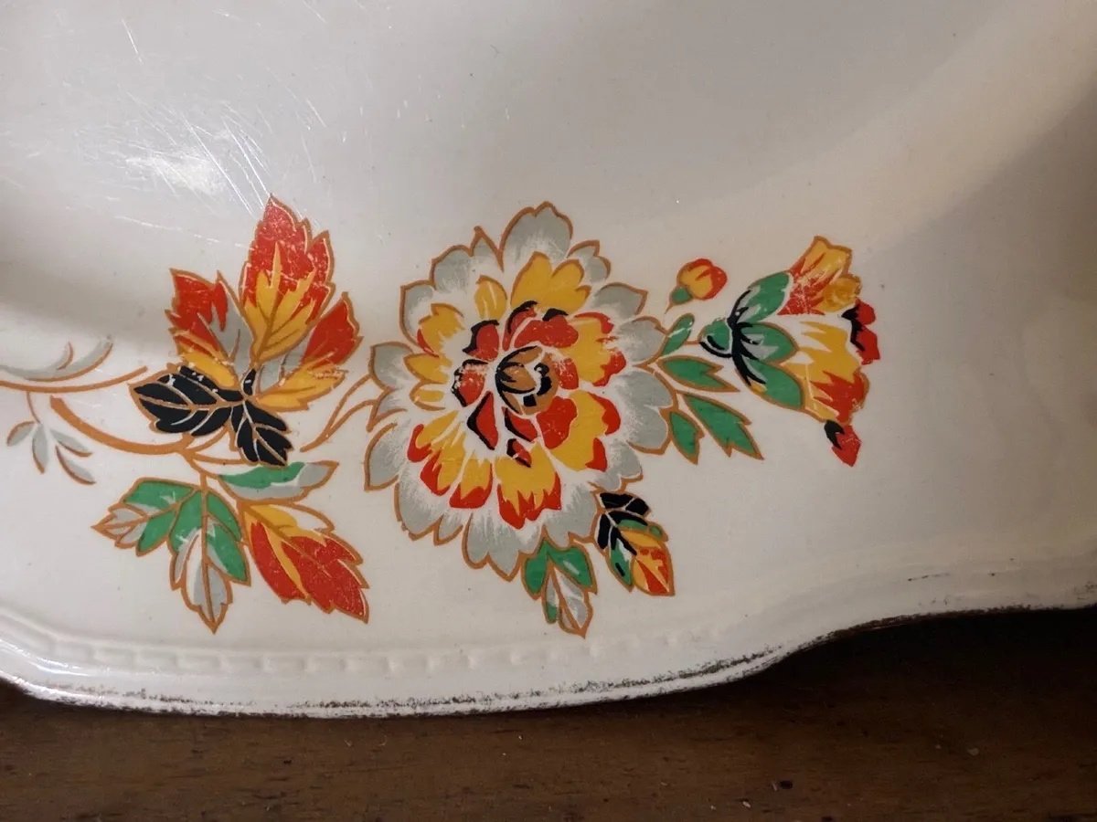 Antique China Platter - Image 2