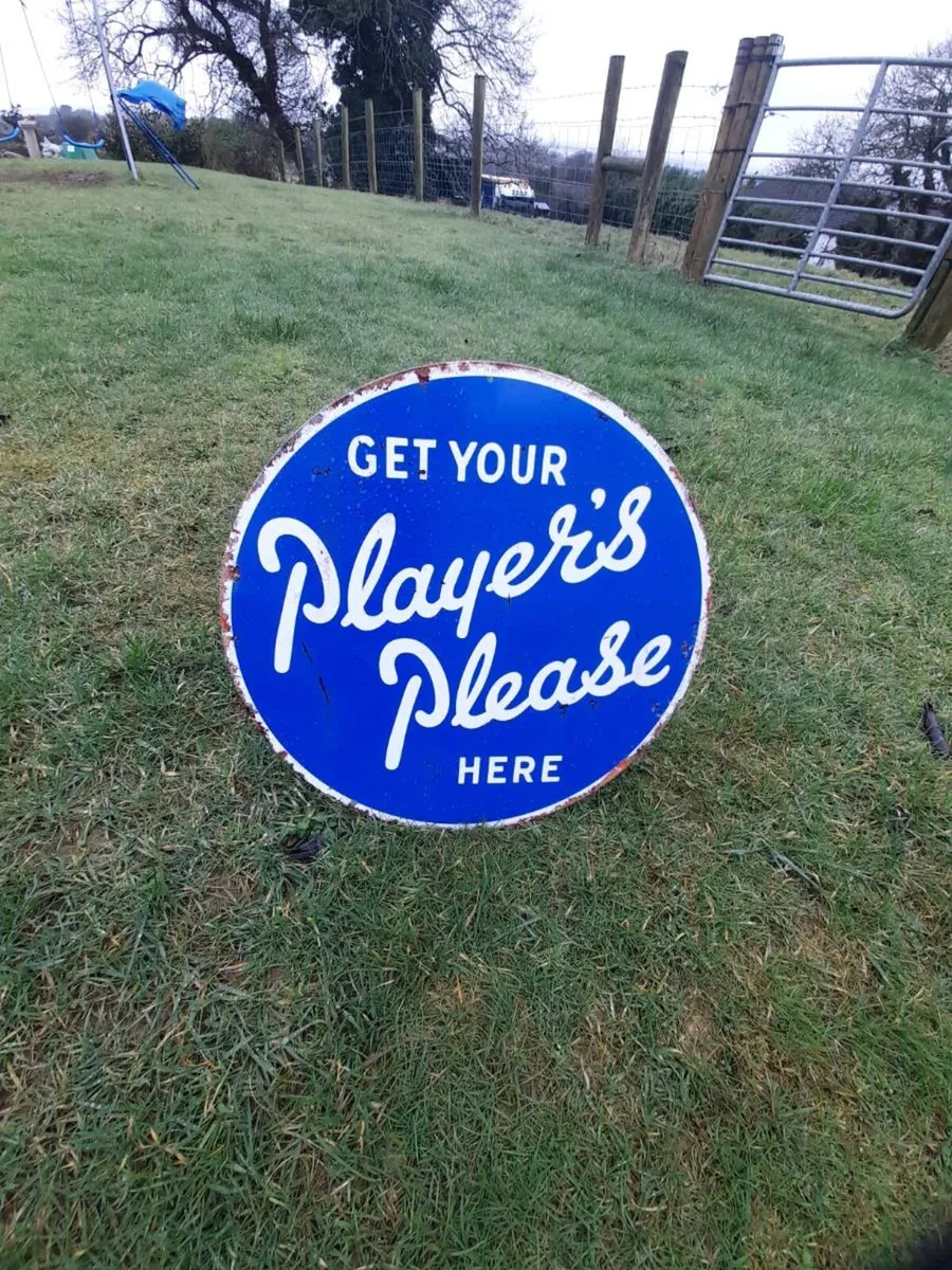 Players Tin Sign - Image 2