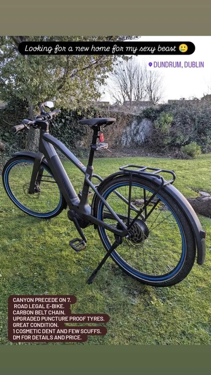 Canyon Precede On 7 Ebike (medium)+ accessories - Image 1