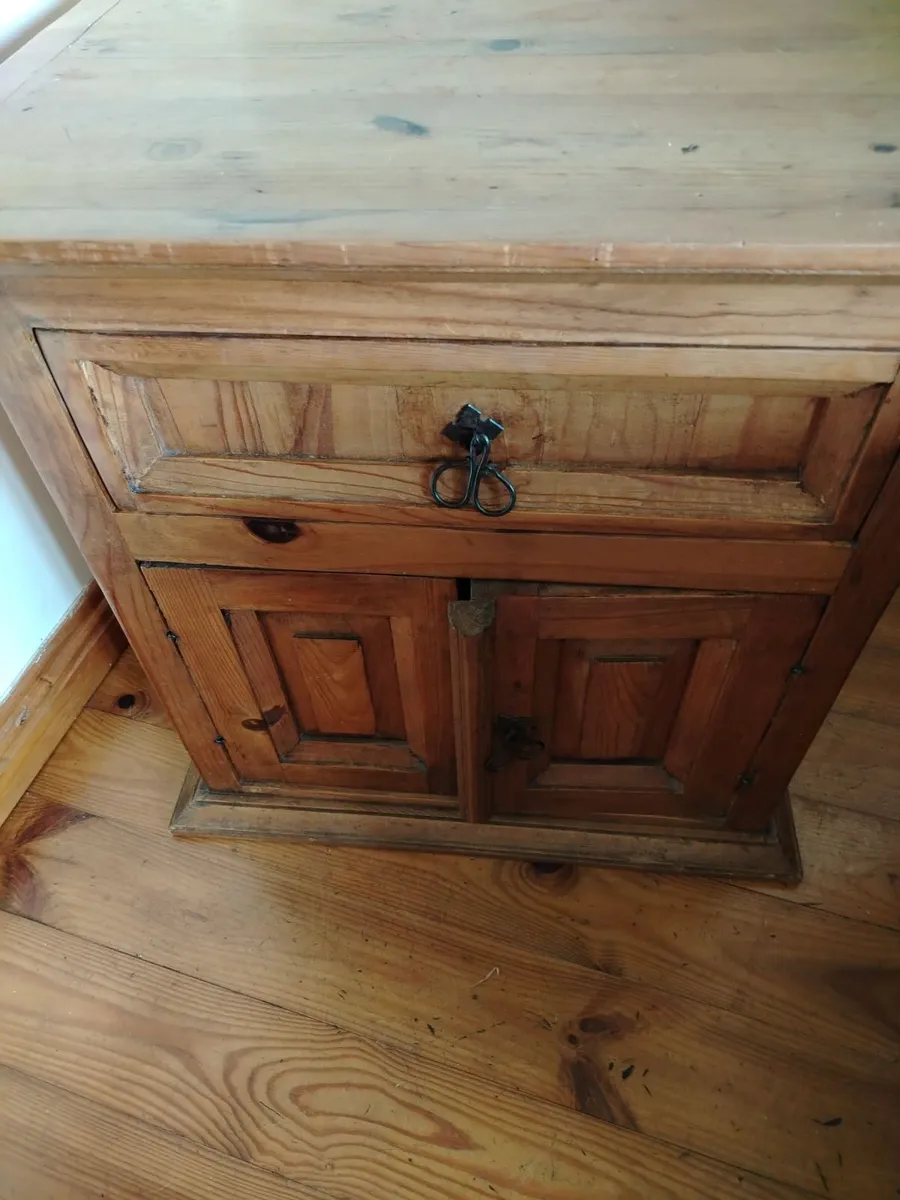 Antique pine lockers - Image 2