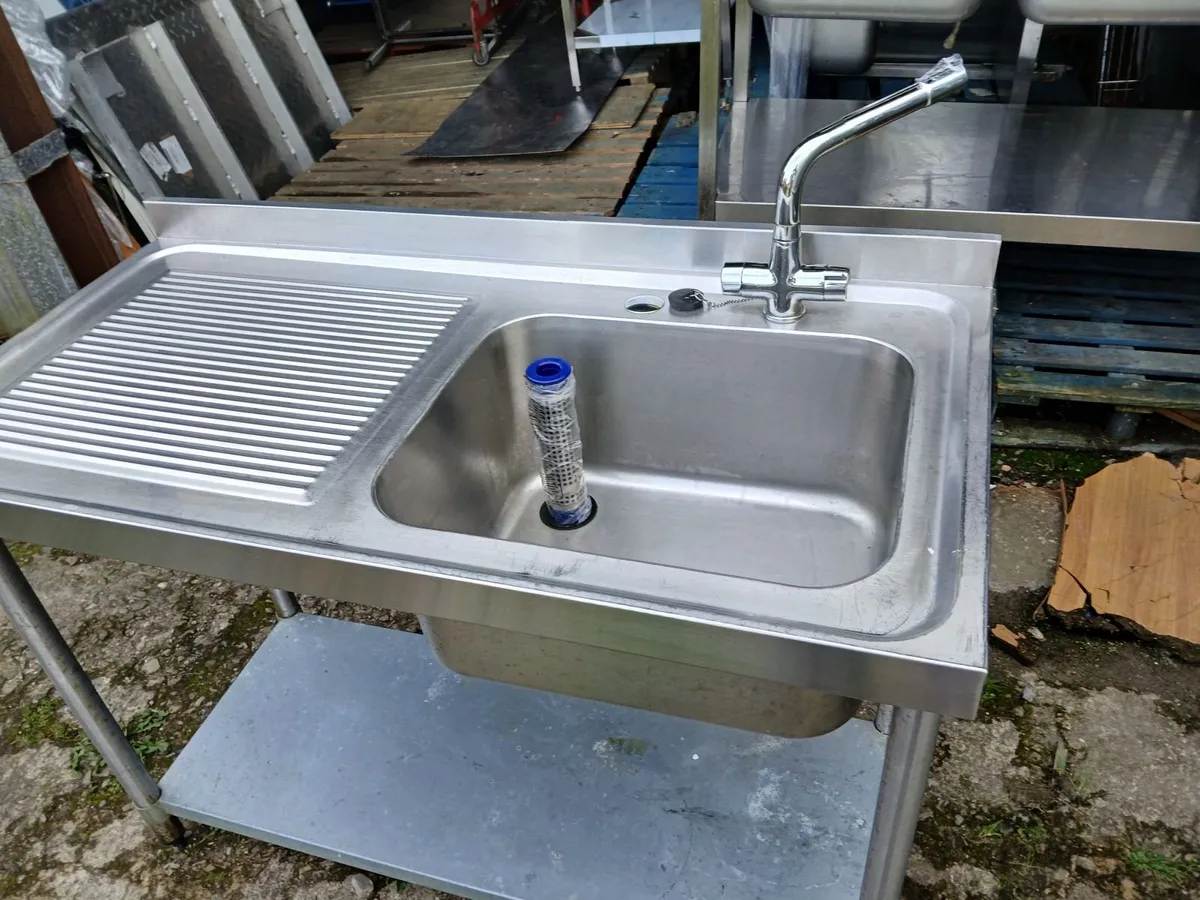 Staneless steel cabbinet / sink unit delivered - Image 1