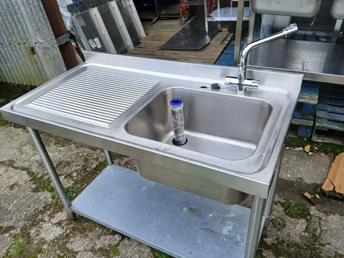 Staneless steel cabbinet / sink unit delivered - Image 2