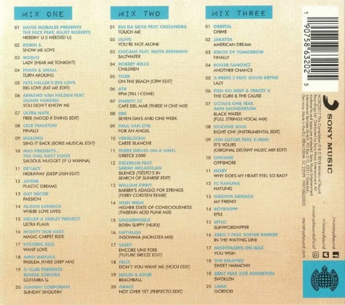 I LOVE IBIZA - Ministry of Sound - 3cd - NEW - Image 2