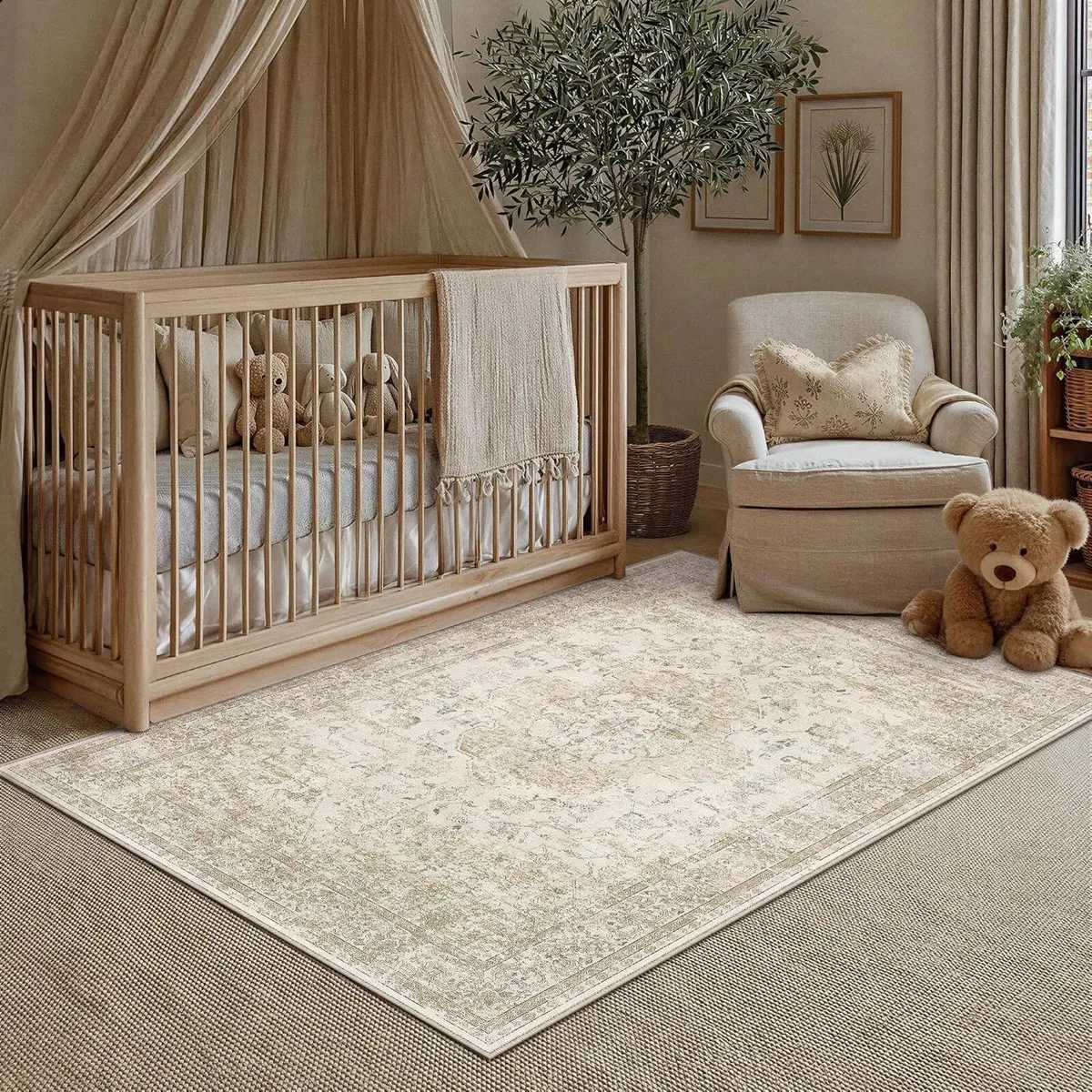 Rugs Living Room Washable Area Rug - Image 2
