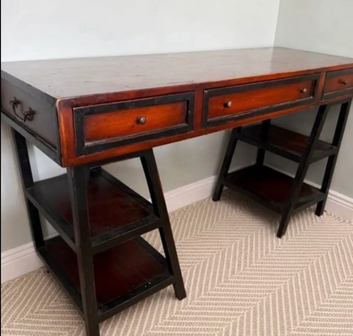 Desk and bookcase - Image 4