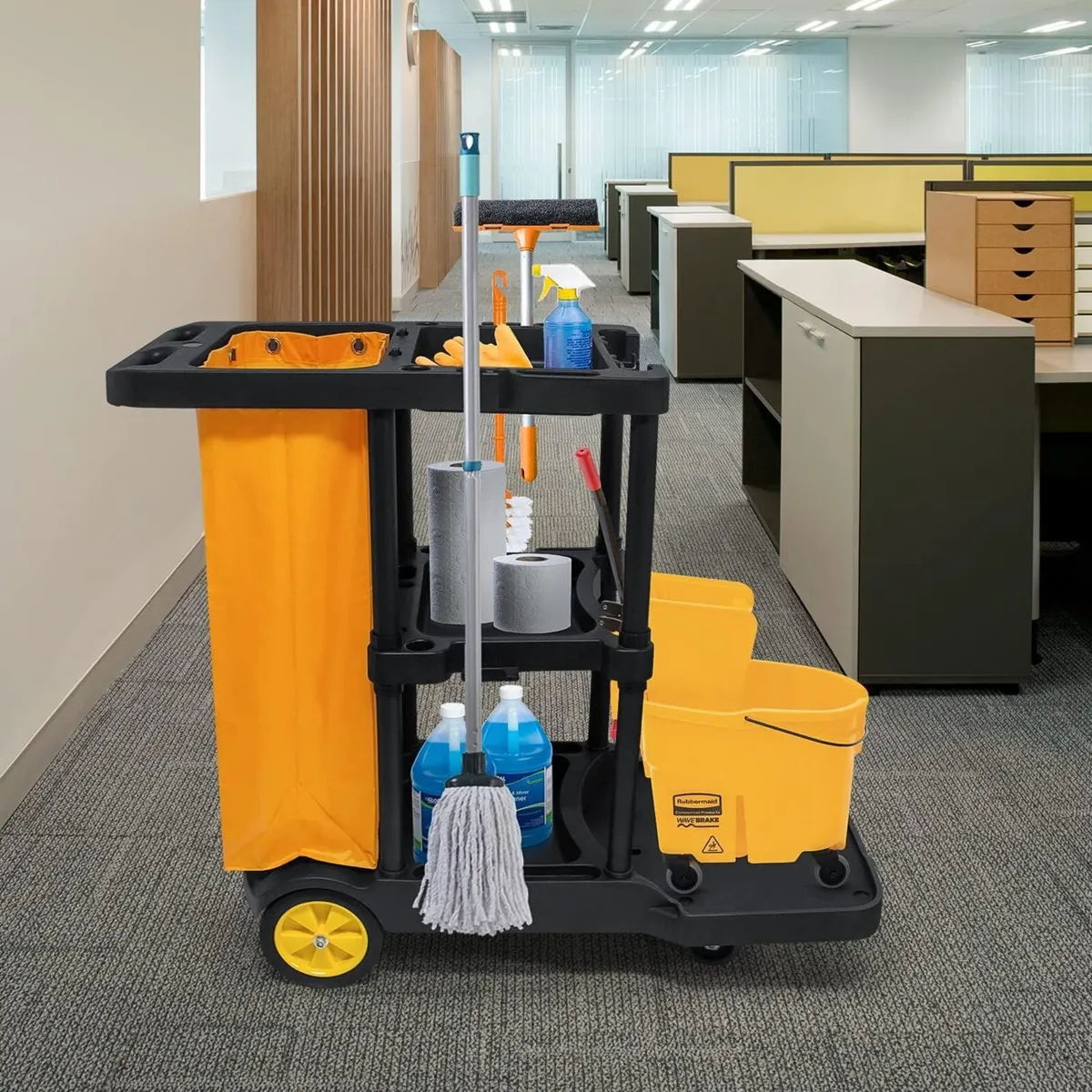 Janitorial Trolley Cleaning on Wheels Utility - Image 1