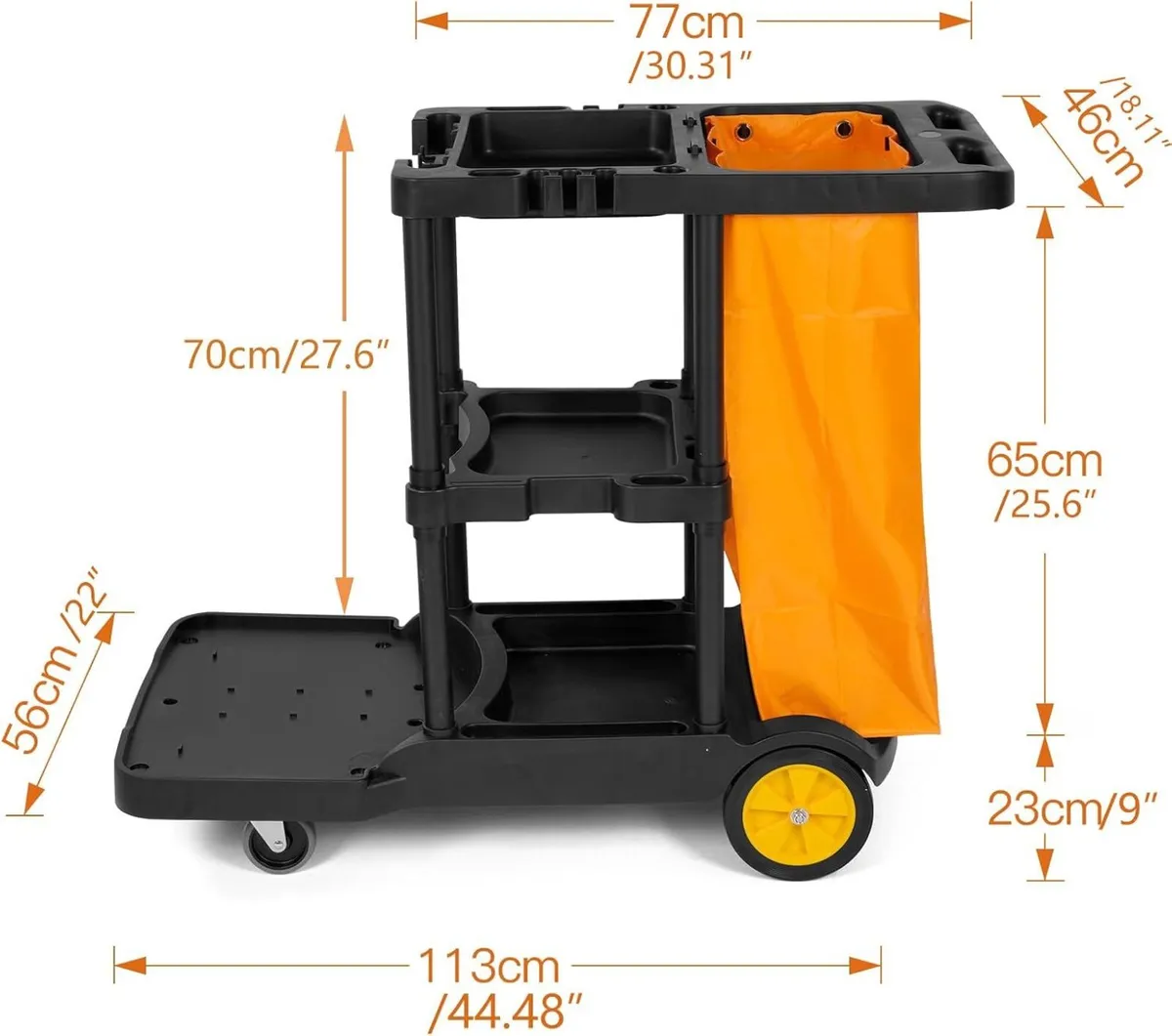 Janitorial Trolley Cleaning on Wheels Utility - Image 3