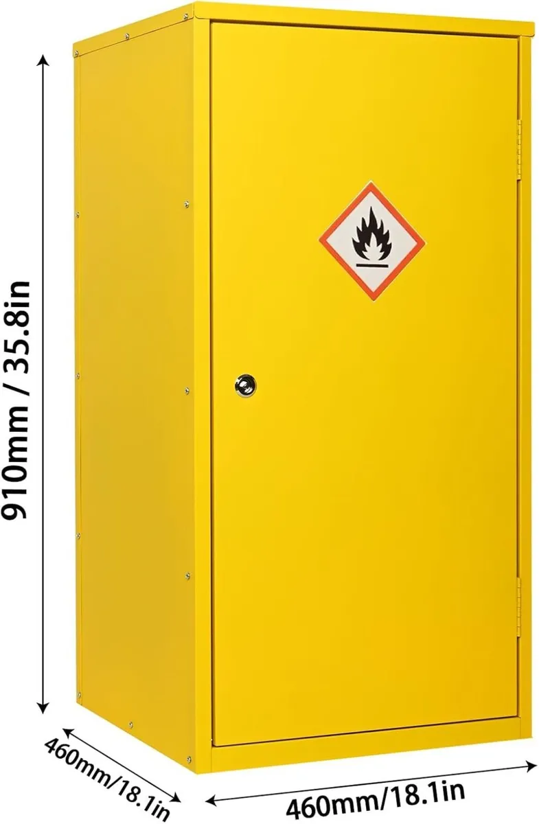 Storage Cabinet Fire Proof Flammable Industries - Image 2
