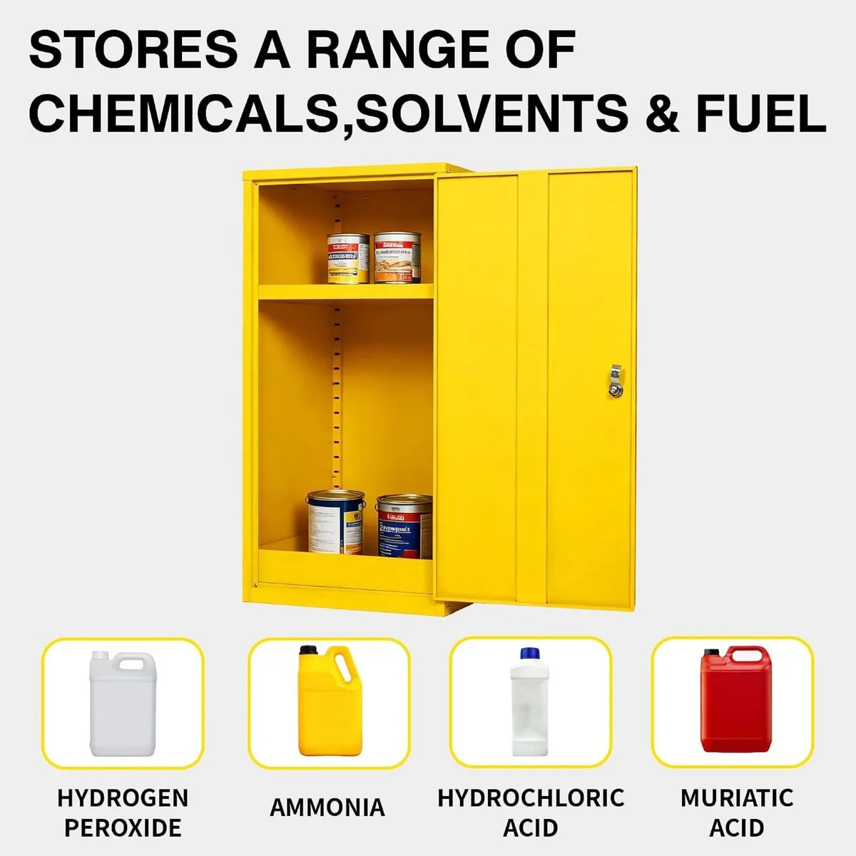 Storage Cabinet Fire Proof Flammable Industries - Image 3