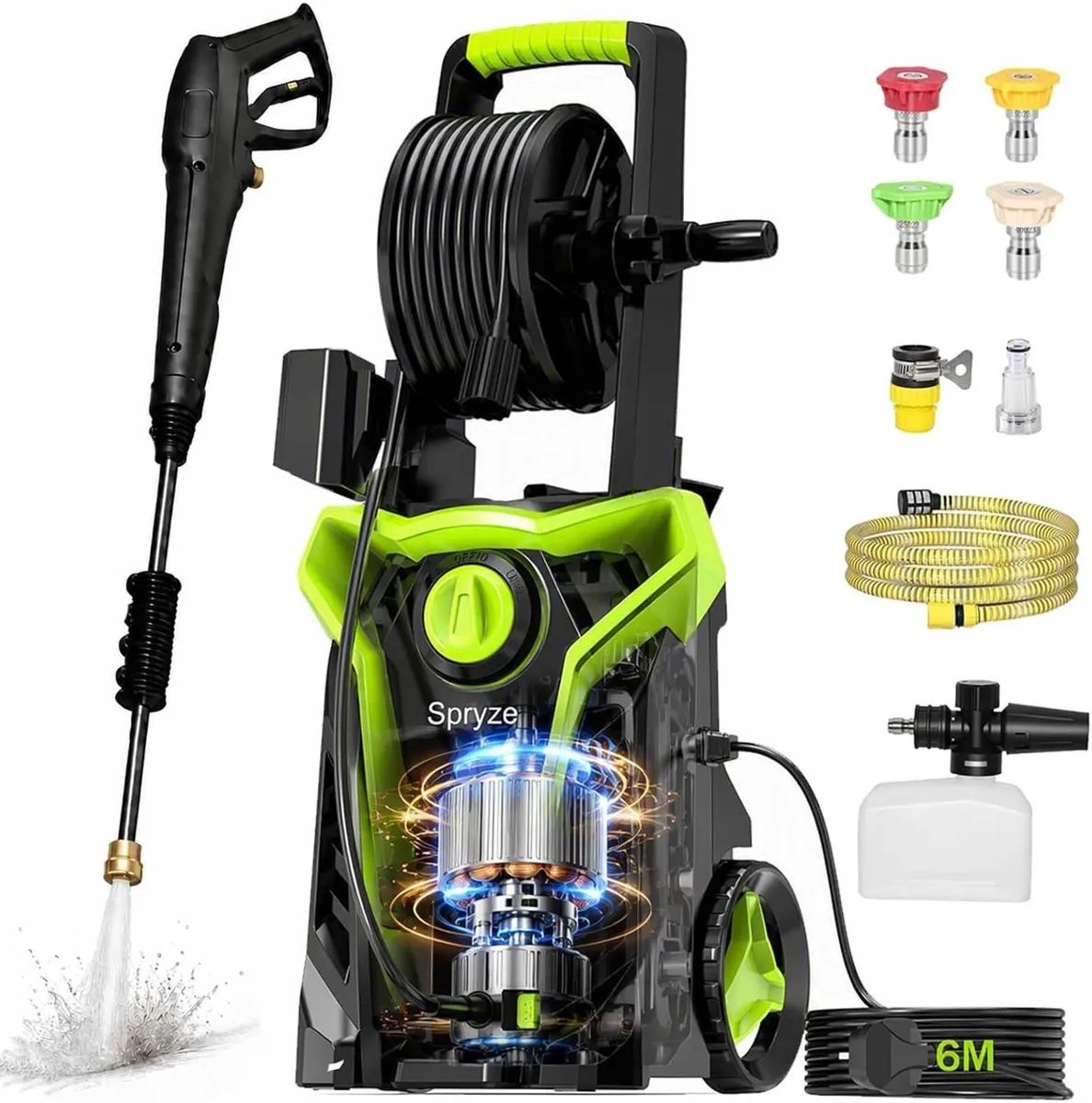 Pressure Washers Electric 2000W 160bar 540L H Jet - Image 1