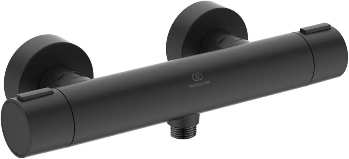 Ceratherm Alu+ Exposed Shower Mixer 292x105x72MM - Image 1
