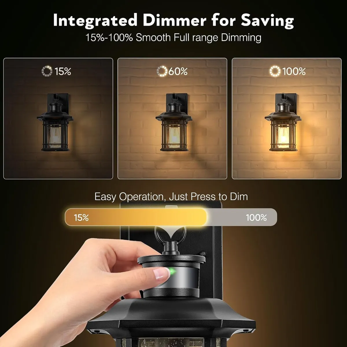 Outdoor Wall Lights Mains Powered Porch Light - Image 3