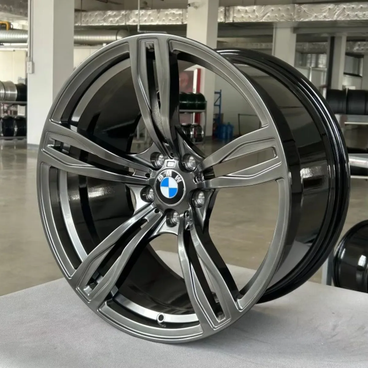 BMW 20" FORGED 343M STYLE WHEELS-HYPERBLACK 5×120 - Image 2