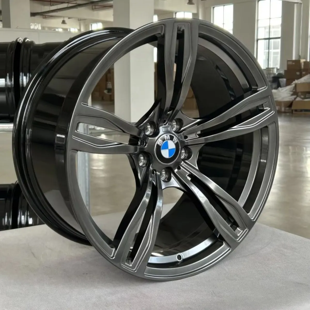 BMW 20" FORGED 343M STYLE WHEELS-HYPERBLACK 5×120 - Image 3