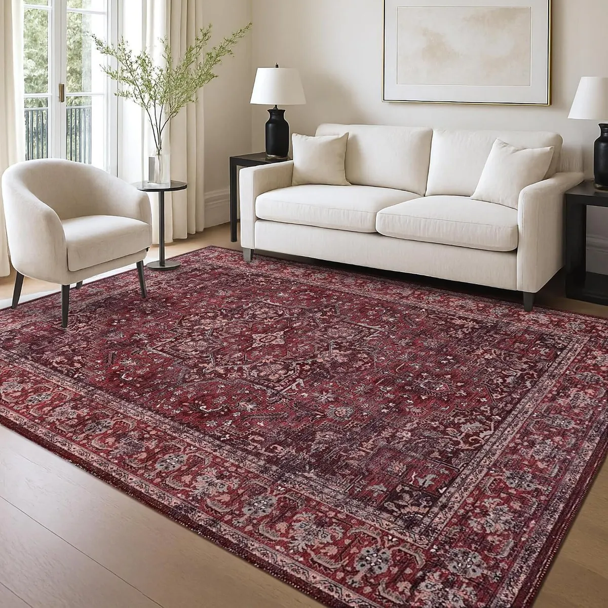 Washable Area Rug for Living Room - Image 1