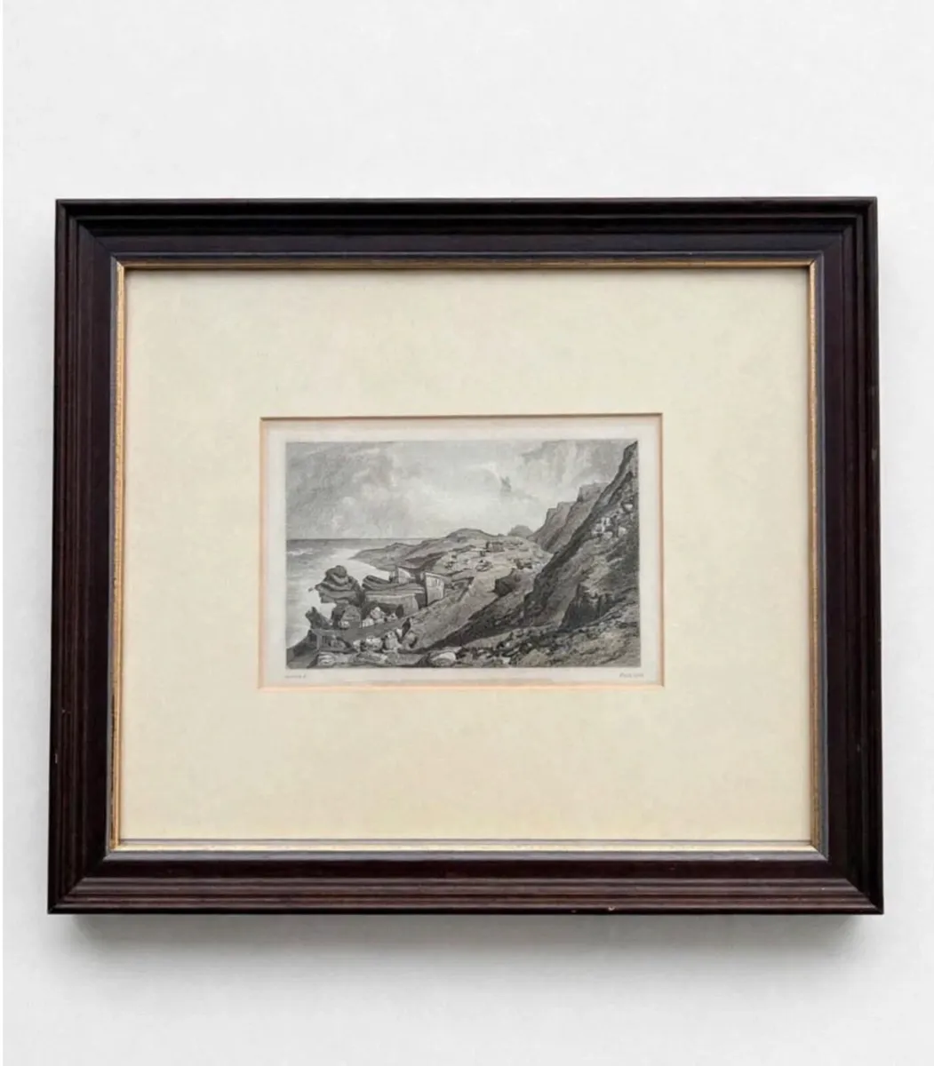 Hand coloured steel engraving from 1832 - Image 1