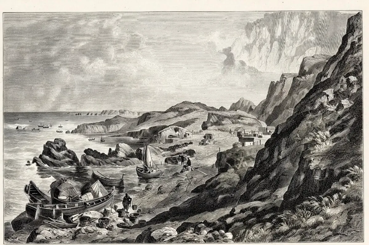 Hand coloured steel engraving from 1832 - Image 2