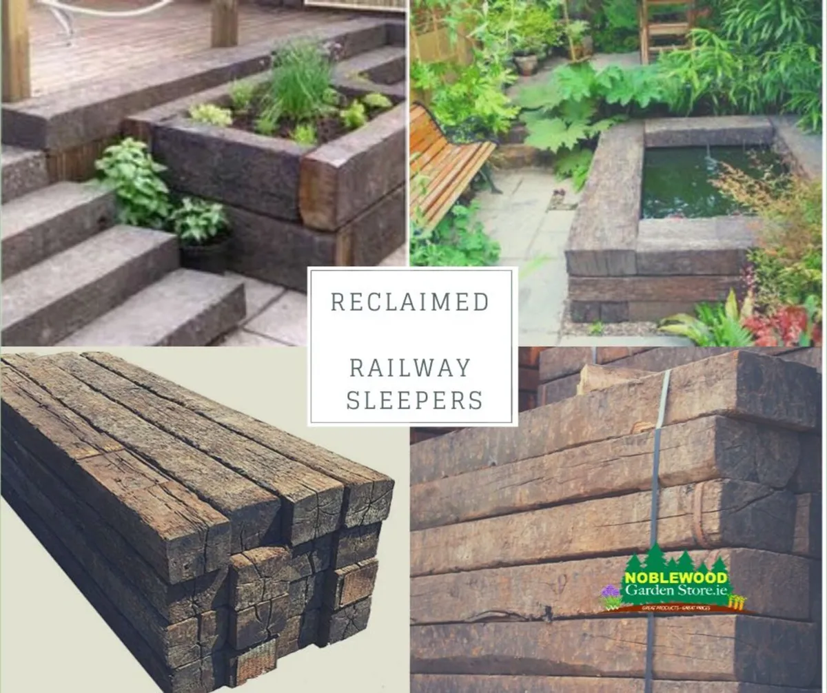 Reclaimed European Railway Sleepers - Image 1