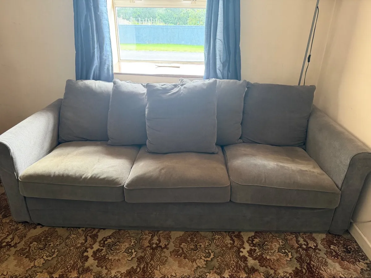IKEA GRÖNLID 3-Seater Sofa – Tallmyra Medium Grey - Image 2
