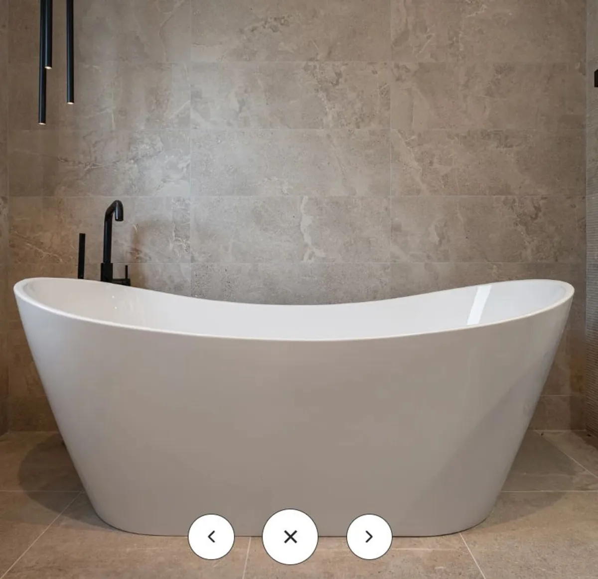 Viktor Benson Tahoe 1700 x 800mm Freestanding bath - Image 3
