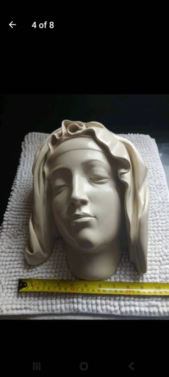 Vintage 1MMA  "Head of the Virgin" Wall Sculpture - Image 2