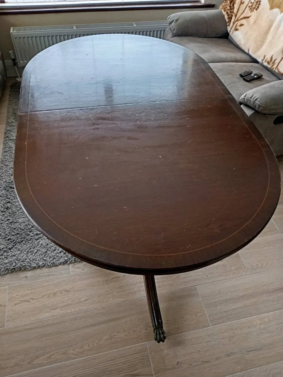 Dining table and 4 chairs - Image 1