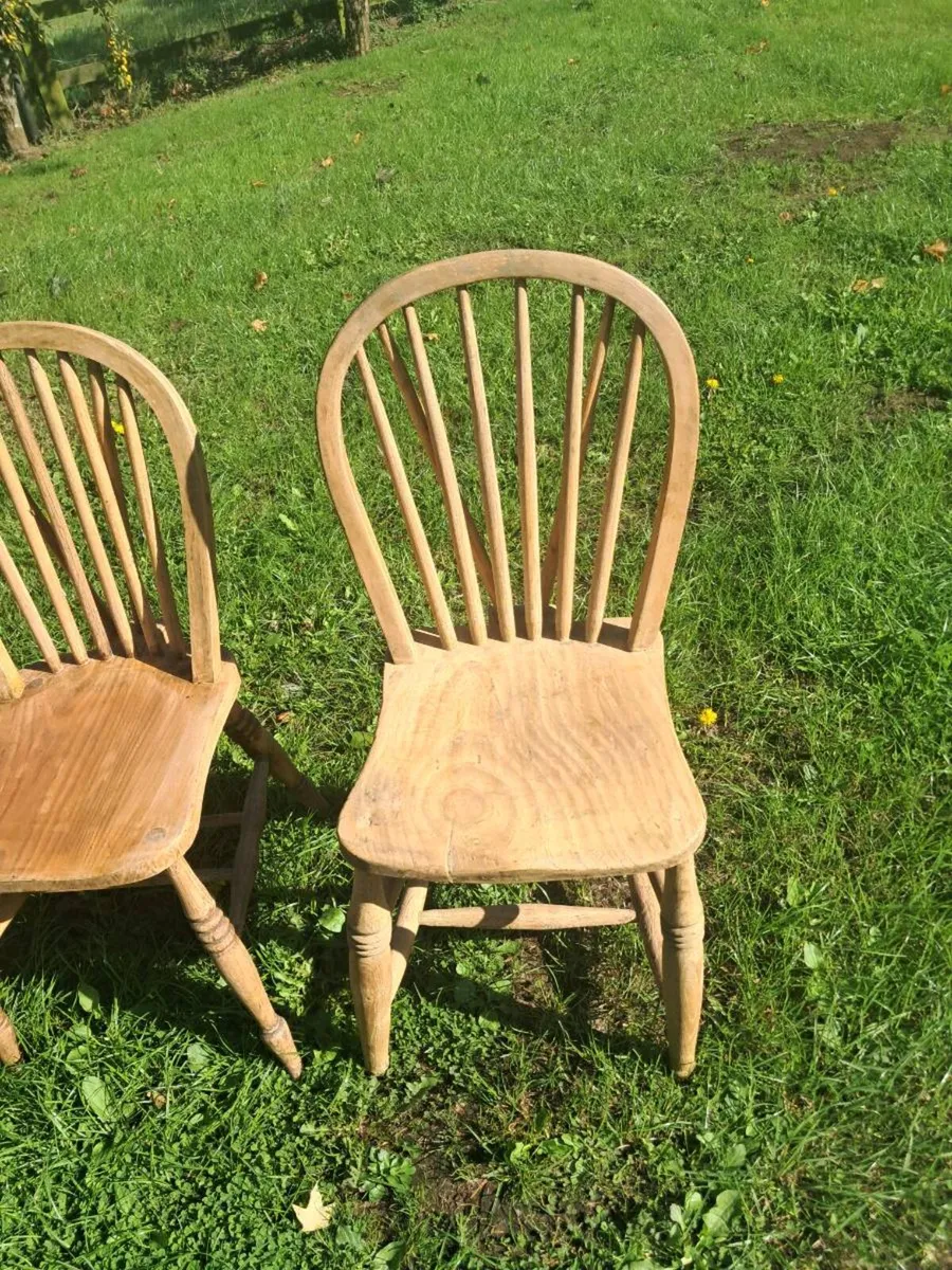 2 windsor kitchen chairs - Image 3