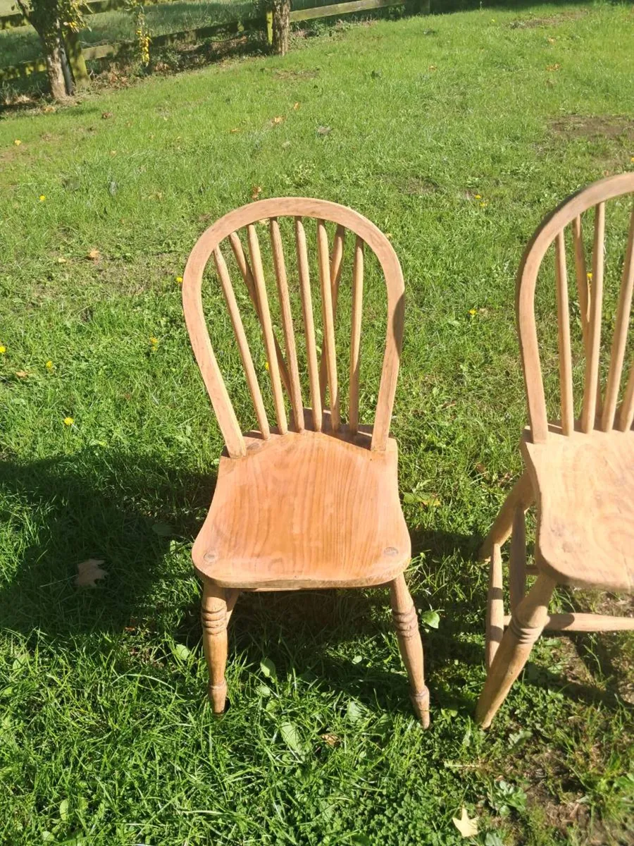 2 windsor kitchen chairs - Image 4