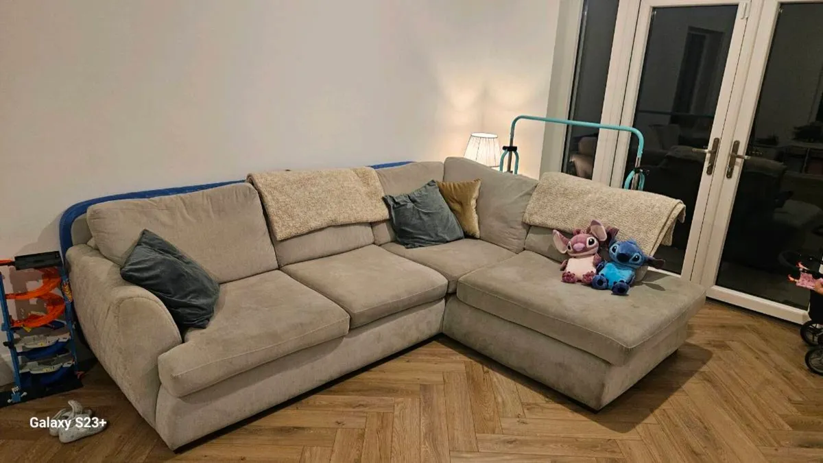 Fabric Corner Couch - Image 1