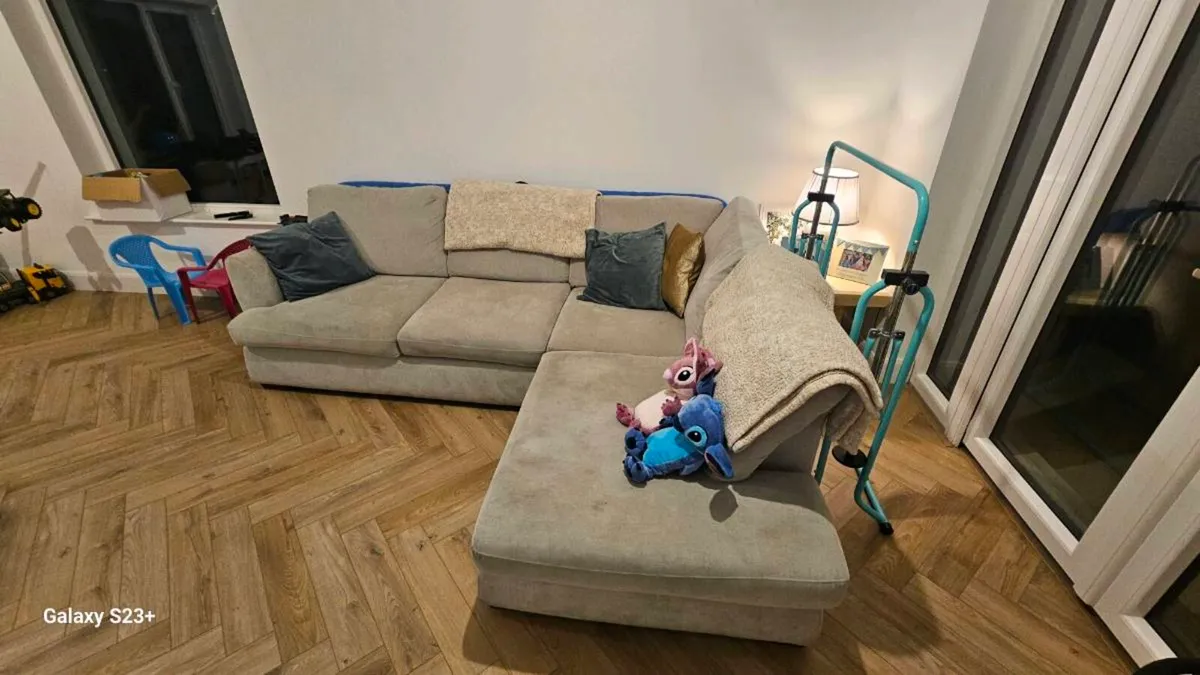Fabric Corner Couch - Image 2