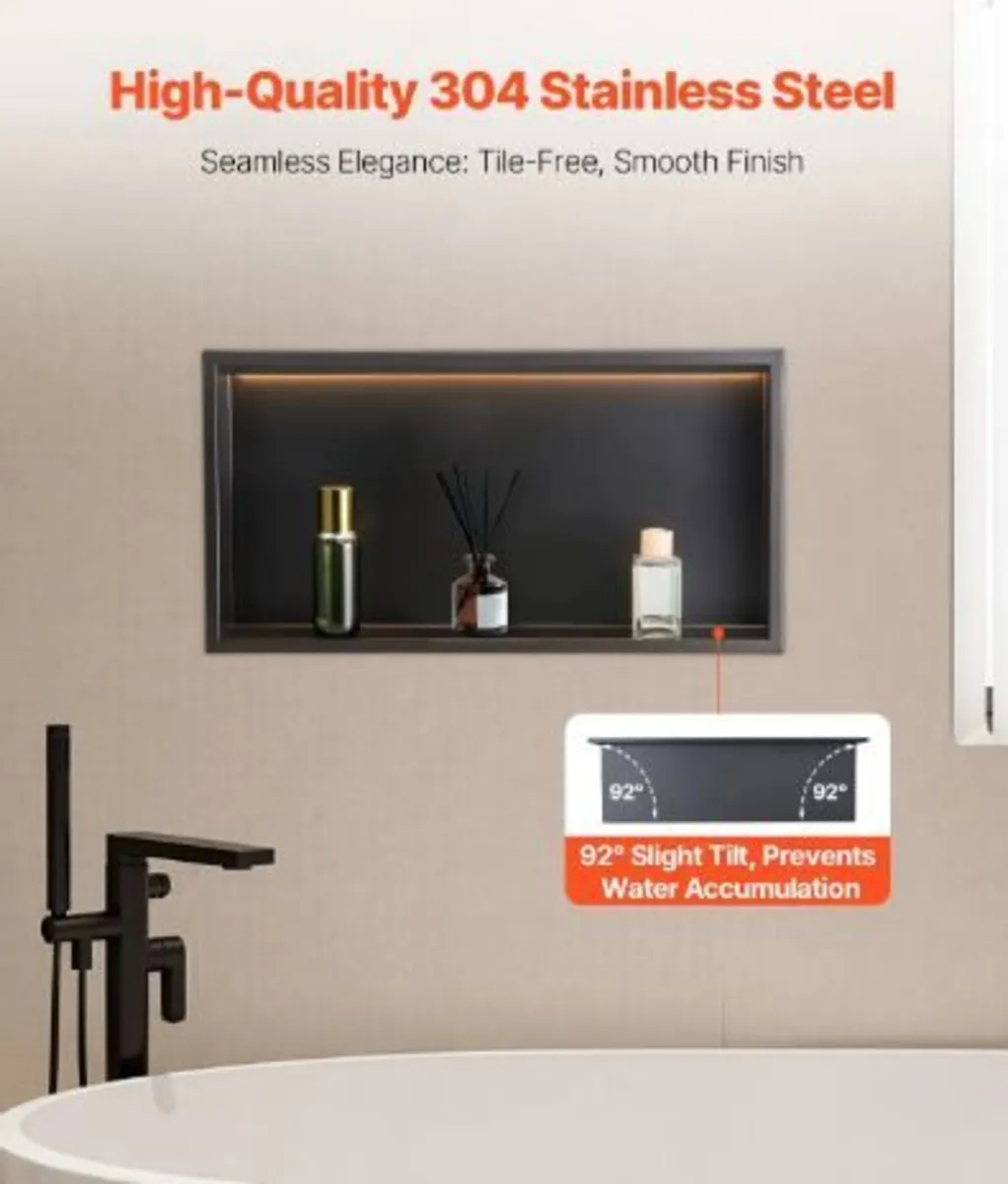 Shower Niche, 33.0 x 63.5 x 10.2 cm - Image 1