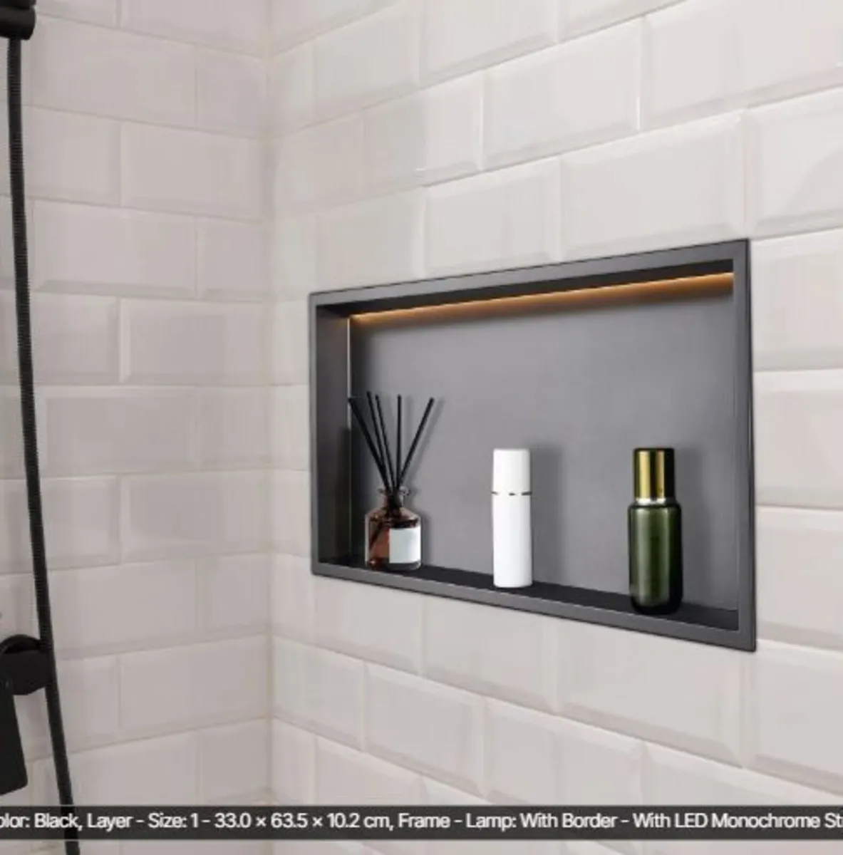Shower Niche, 33.0 x 63.5 x 10.2 cm - Image 4