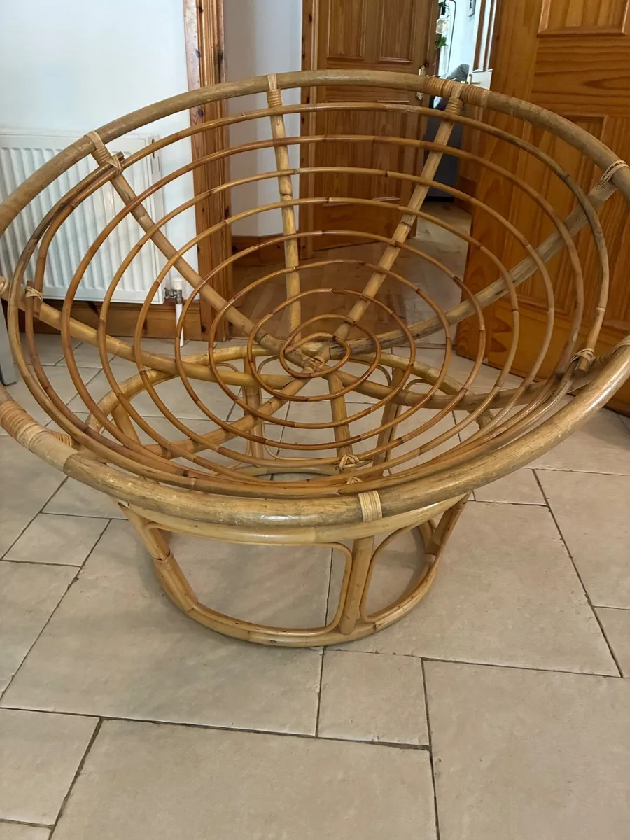 Papasan cane Chair - Image 1