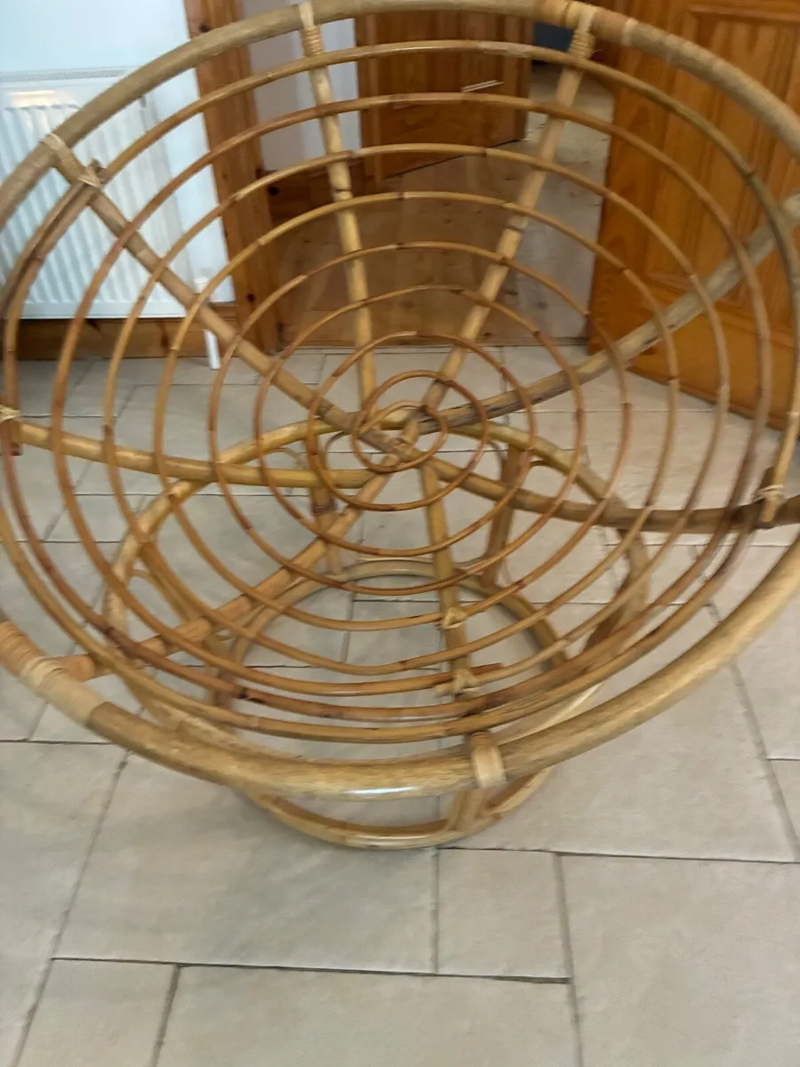 Papasan cane Chair - Image 2